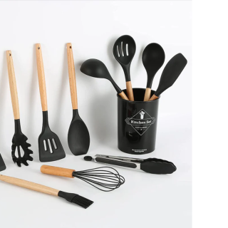 silicon utensil set